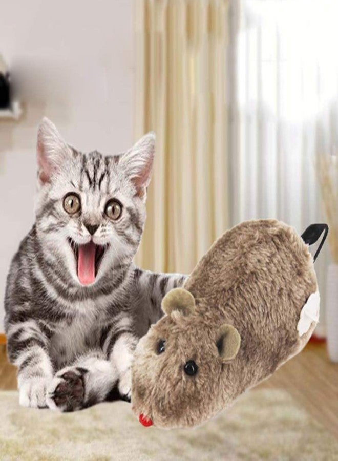 Munmoll Cute Clockwork Mouse Toys 1 PCS Moving Mouse Toy for Pet Cat Outdoor Kitten Playing Rat Toys for Cat Dogs Kids (Gray Color) - Image 4